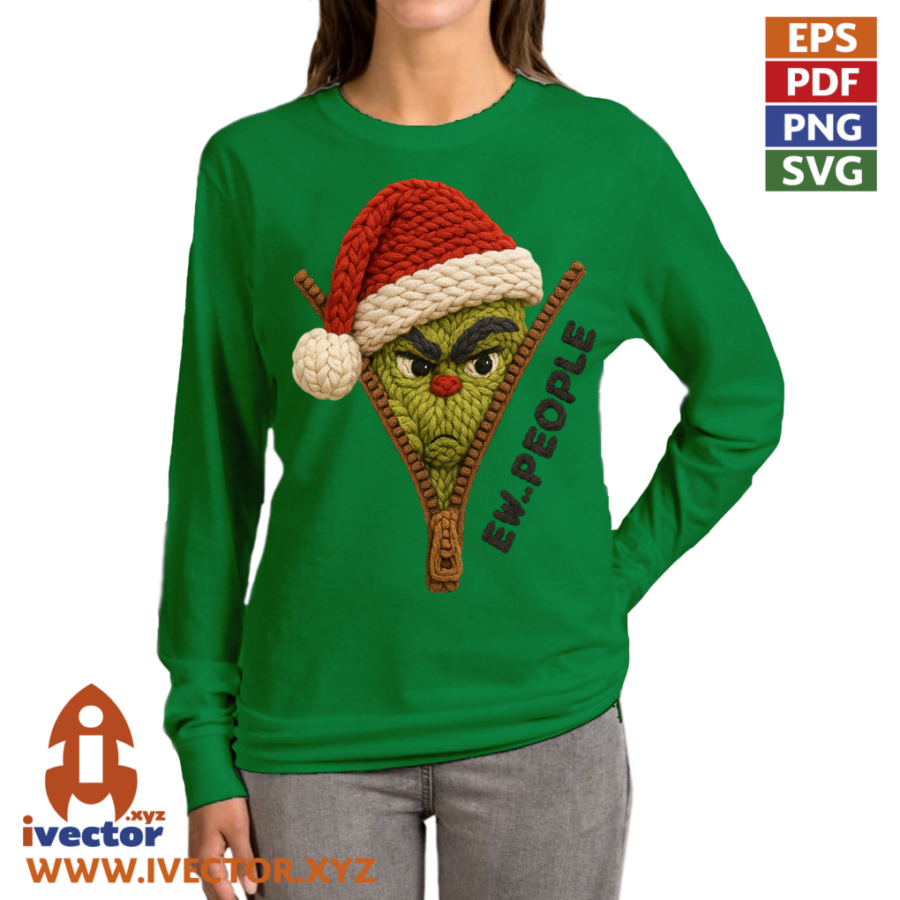 CREMALLERA-GRINCH-CROCHET-PNG-ALTA-CALIDAD-p3 CREMALLERA GRINCH CROCHET PNG ALTA CALIDAD