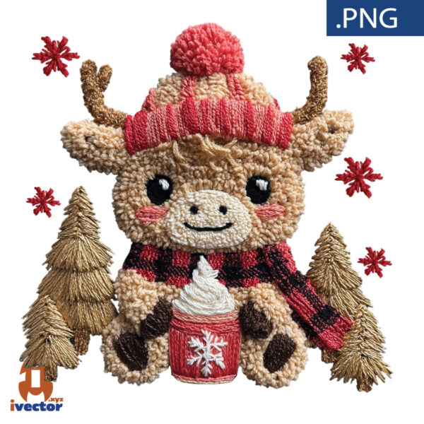 CROCHET-NAVIDENO-PINOS-VAQUITA-600x600 Ivector - Recursos Ilimitados DTF