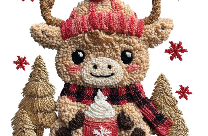 CROCHET NAVIDEÑO PINOS VAQUITA