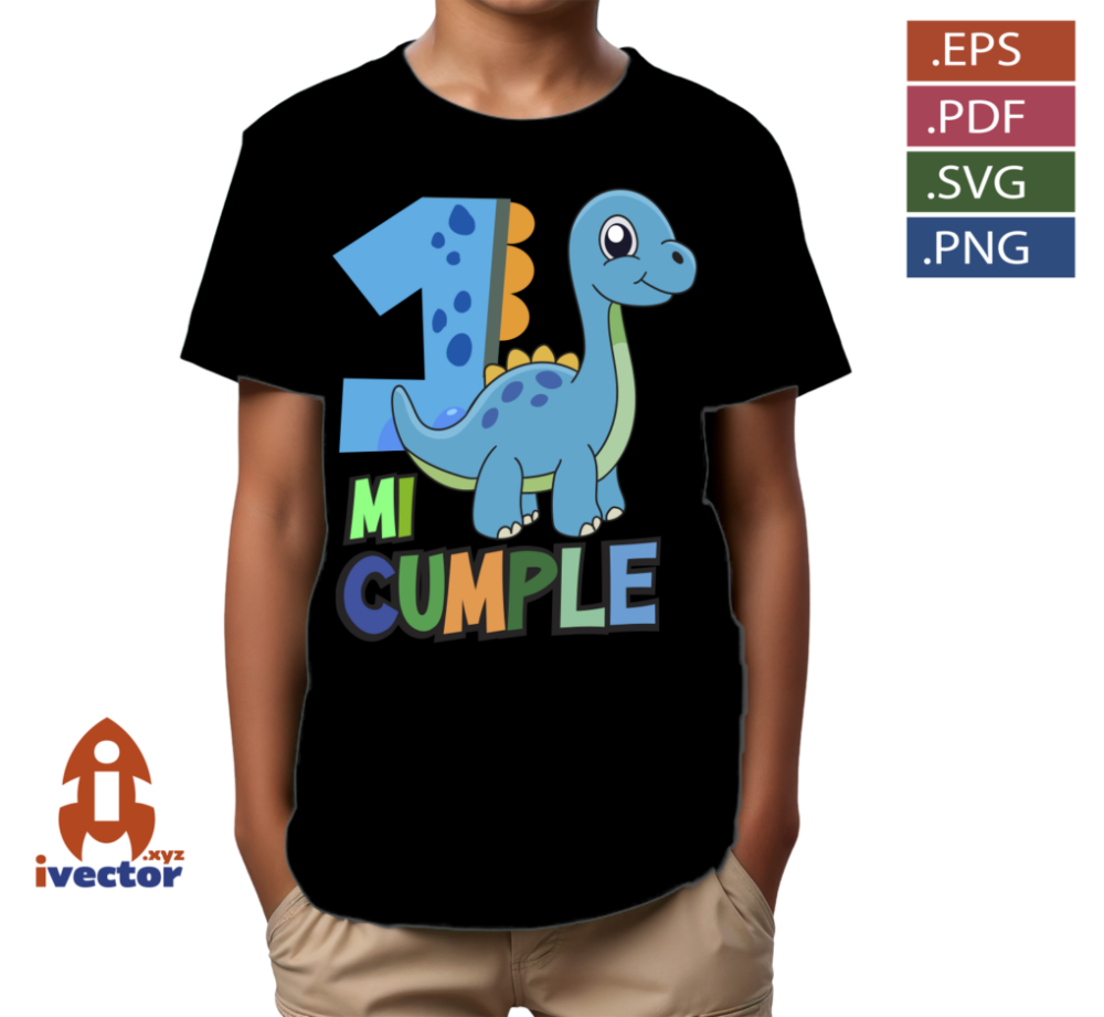 CUELLO-LARGO-DINO-CUMPLEANOS-VECTOR_P2 DINO CUELLO LARGO  CUMPLEAÑOS VECTOR