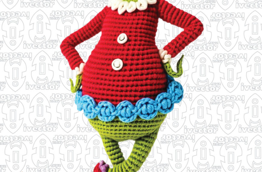 CUERPO GRINCH CROCHET PNG ALTA CALIDAD