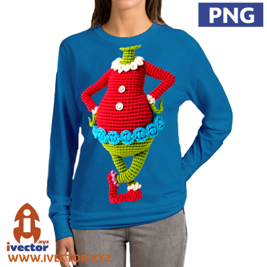 CUERPO-GRINCH-CROCHET-PNG-ALTA-CALIDAD-P5 CUERPO GRINCH CROCHET PNG ALTA CALIDAD