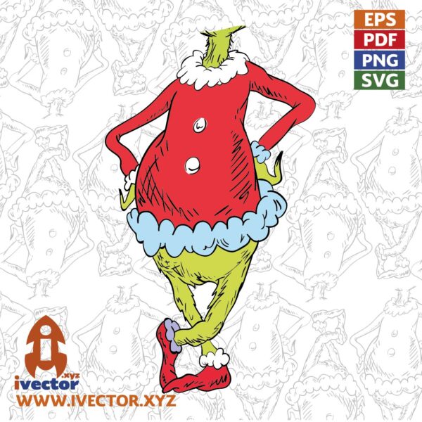 CUERPO-GRINCH-VECTOR-EDITABLE-EPS-PDF-SVG-01-600x600 Vectores completamente editables