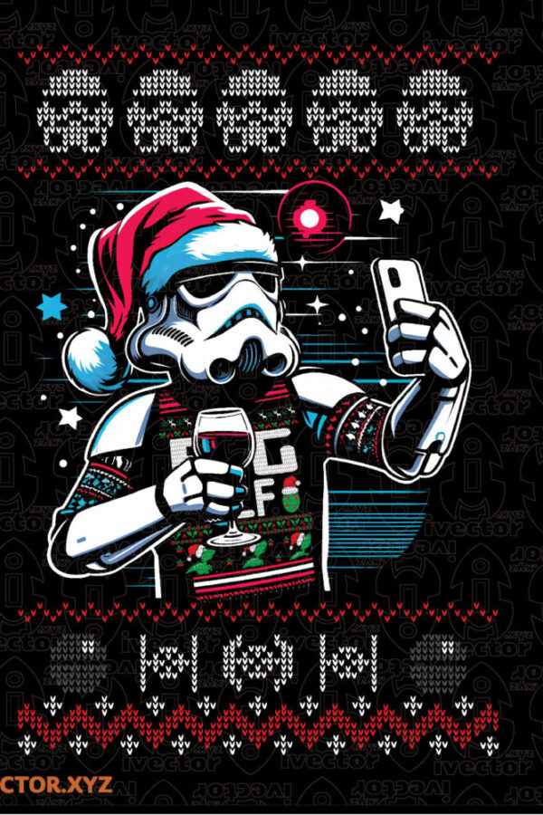 Christmas-Sci-Fi-Soldier-Halftone-–-Festive-Holiday-Design-600x900 VECTORES Y RECURSOS