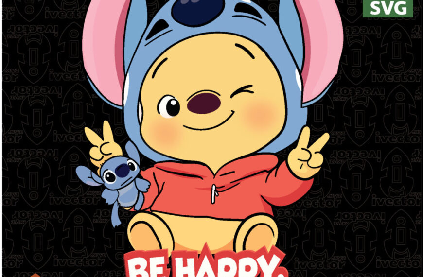 Cute Blue Alien Character Shirt Design – Happy Kawaii Cartoon Printable