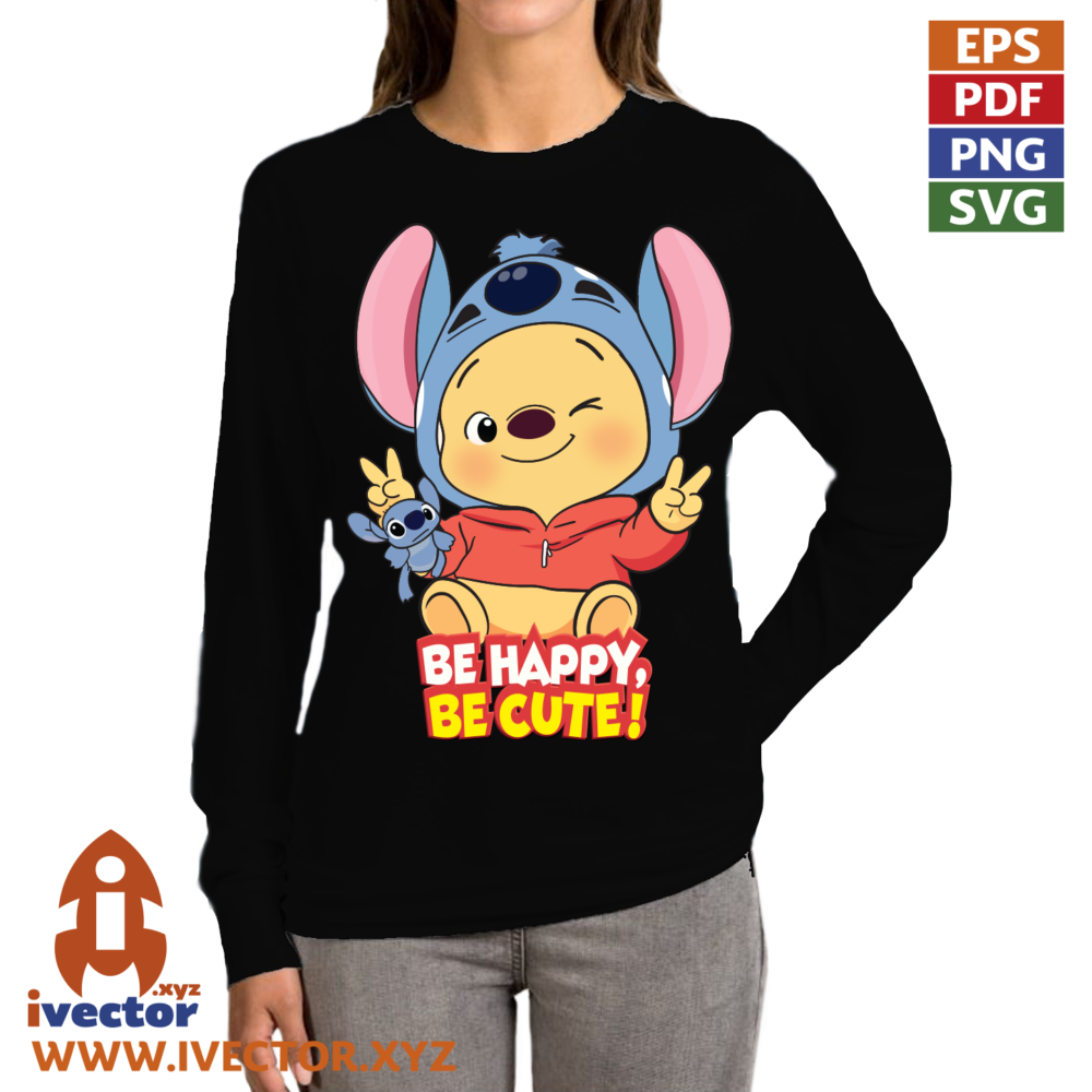 Cute-Blue-Alien-Character-Shirt-Design-–-Happy-Kawaii-Cartoon-Printablep4 Cute Blue Alien Character Shirt Design – Happy Kawaii Cartoon Printable