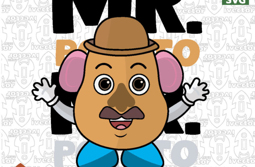 Cute Cartoon Potato Character Vector