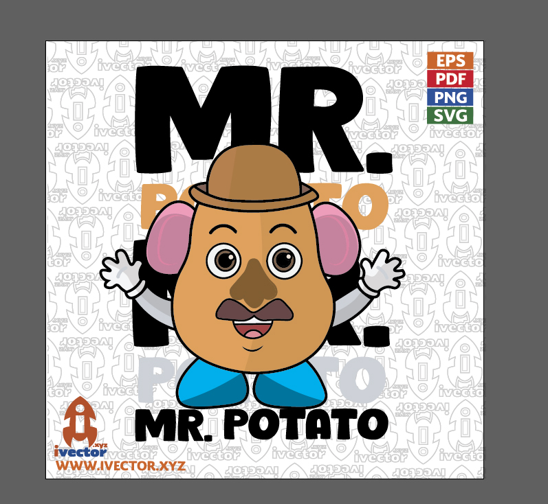 Cute-Cartoon-Potato-Character-Vector_Mesa-de-trabajo-2 Cute Cartoon Potato Character Vector