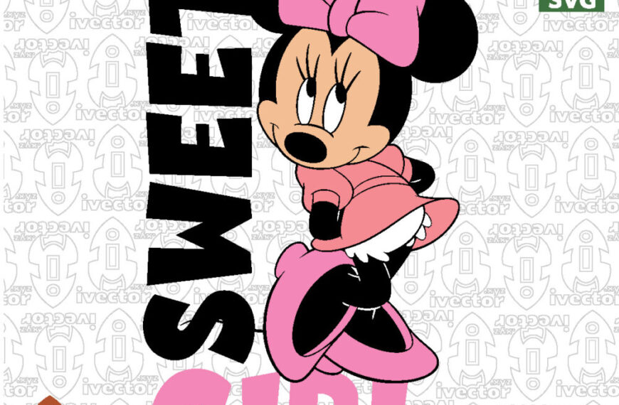 Cute Fashion Girl SVG Vector | Diseño Kawaii Elegante PNG EPS SVG