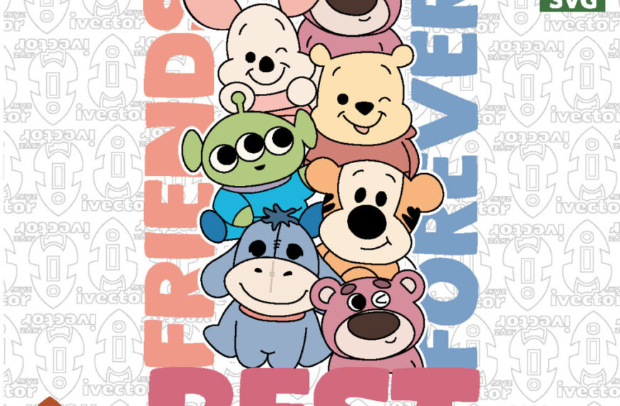 Cute Friends Cartoon Vector – Editable Design