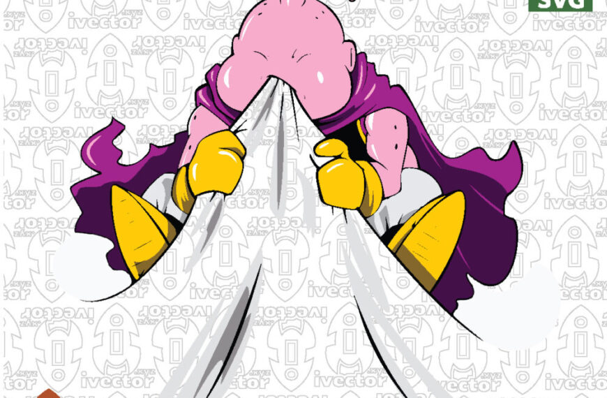 Cute Purple Fantasy Character Vector – Colorful Cartoon Design for T-Shirts