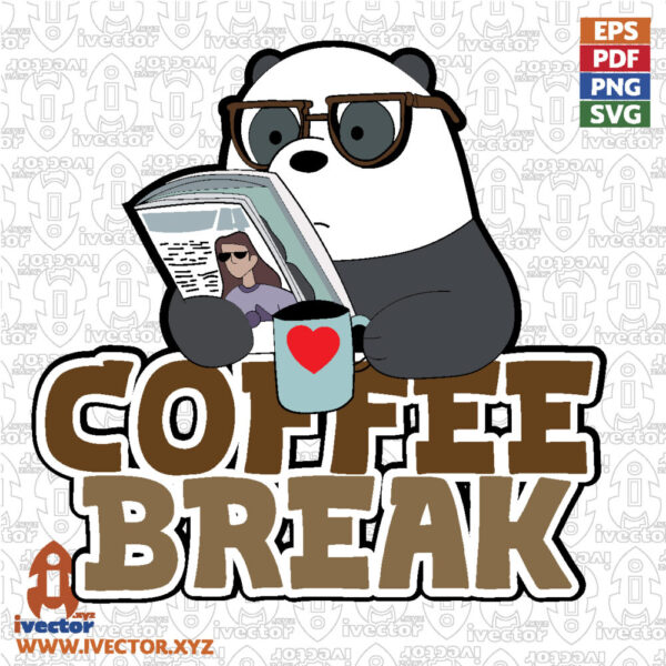 Cute-Reading-Panda-Vector-Design-with-Coffee-Mug-for-T-Shirts-Stickers-and-Crafts_Mesa-de-trabajo-1-600x600 Vectores completamente editables