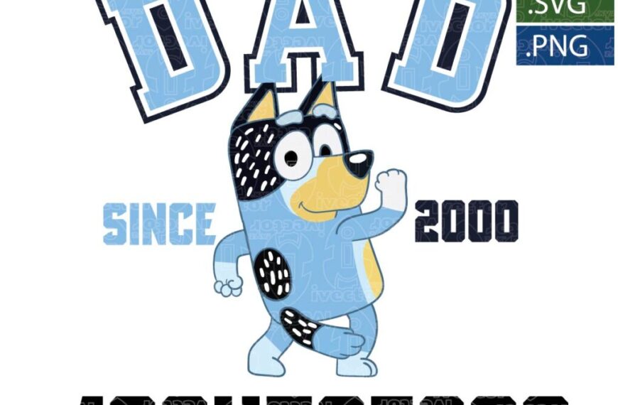 DAD BLUEY EDITABLE EPS PDF VECTOR