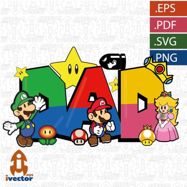 DAD-LETRAS-MARIO-BROS-EDITABLE-EPS-PDF-01-600x600 Ivector - Recursos Ilimitados DTF