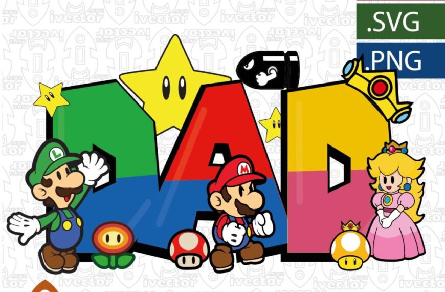 DAD LETRAS MARIO BROS EDITABLE EPS PDF