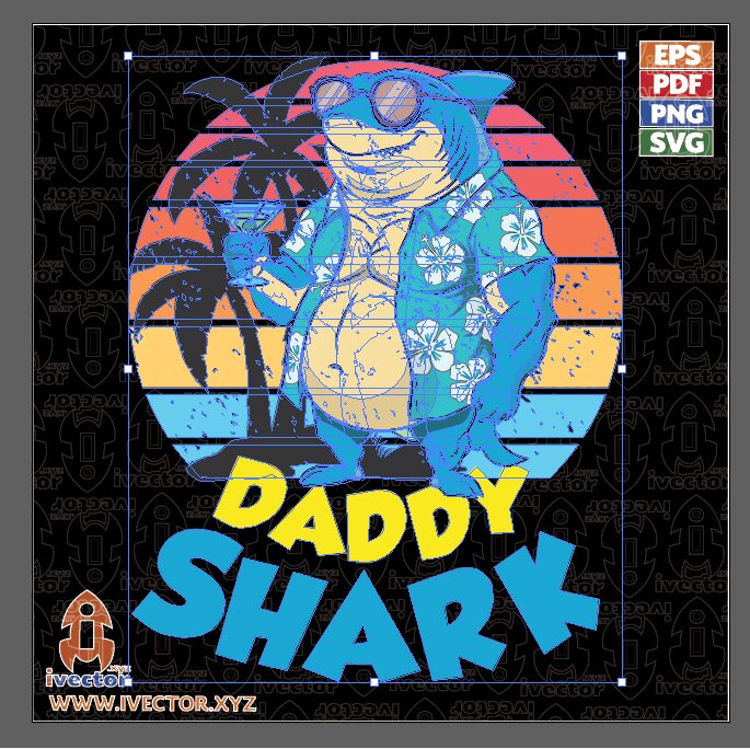DADDY-SHARK-DIA-DEL-PADRE-VECTOR-EDITABLE2 DADDY SHARK DIA DEL PADRE VECTOR EDITABLE