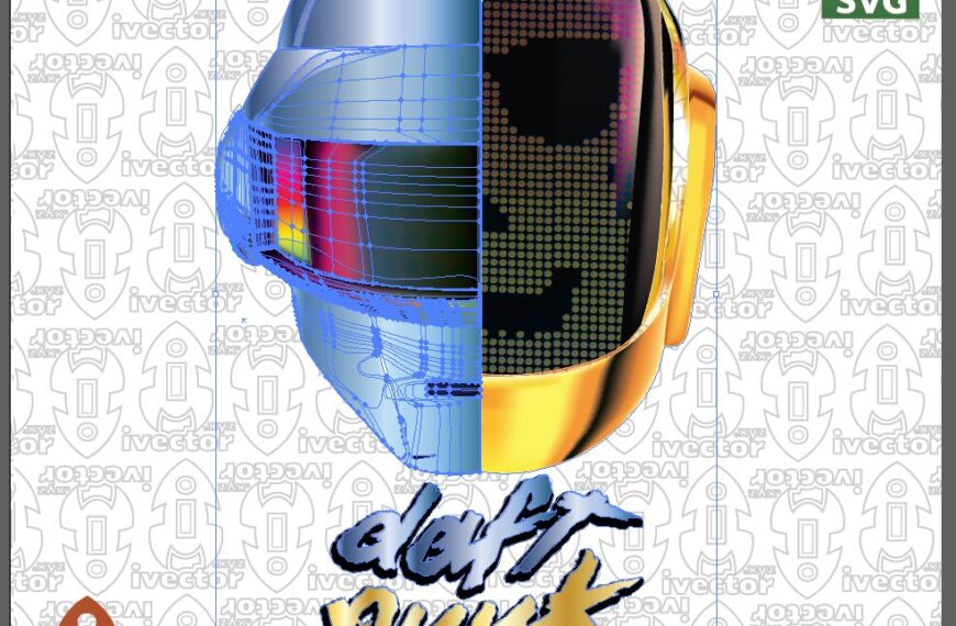 Futuristic Electronic Helmet Vector – Sci-Fi Design for Sublimation and Printing