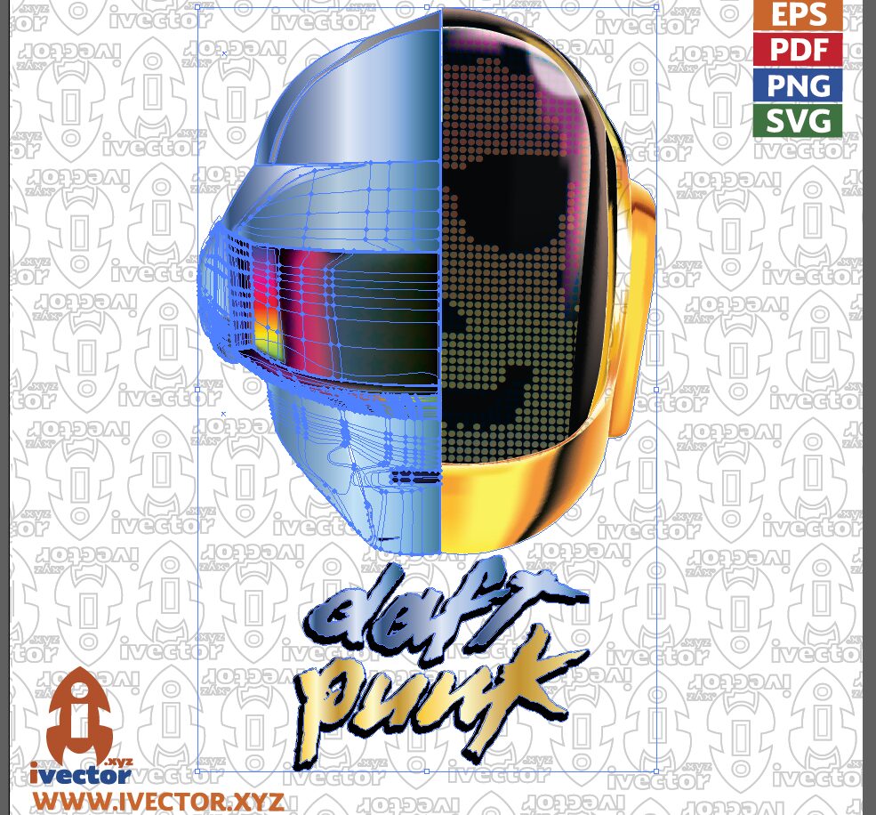 DAFT-PUNK-CASCO-RETRO-COLOR-VECTOR-_Mesa-de-trabajo-2 VECTORES Y RECURSOS