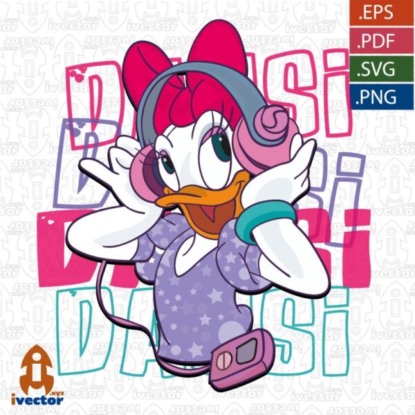 DAYSI-DUCK-VECTOR-RETRO-EDITABLE_Mesa-de-trabajo-1-600x600 Ivector - Recursos Ilimitados DTF
