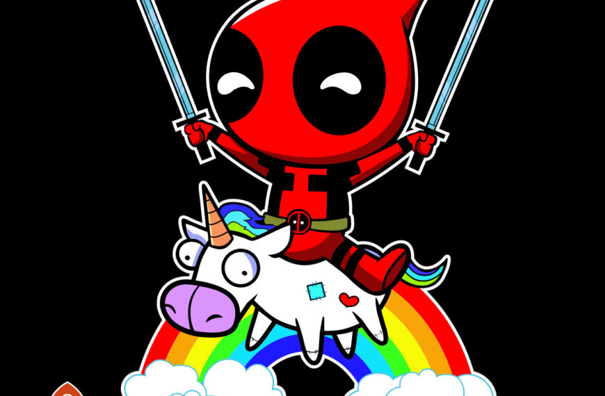 DEADPOOL MONTANDO UNICORNIO EPS PDF EDITABLE