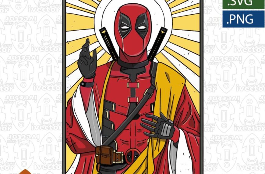 DEADPOOL VECTOR EDITABLE EPS PDF
