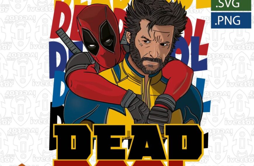 DEADPOOL WOLVERINE VECTOR EDITABLE EPS PDF