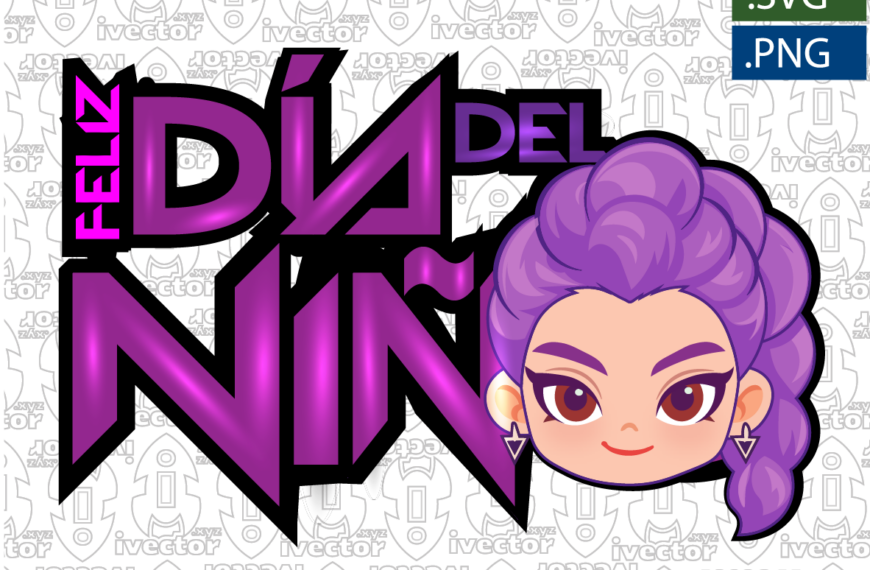 DEMON HUNTER DIA DEL NIÑO VECTOR EDITABLE
