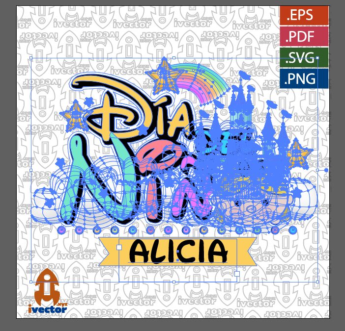 DIA-DEL-NINO-ALICIA-PRINCESA-DISNEY-VECTOR_2 DIA DEL NIÑO ALICIA PRINCESA DISNEY VECTOR