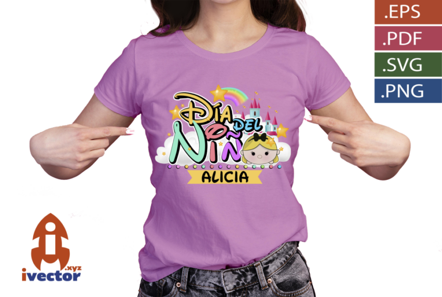 DIA-DEL-NINO-ALICIA-PRINCESA-DISNEY-VECTOR_P4 DIA DEL NIÑO ALICIA PRINCESA DISNEY VECTOR