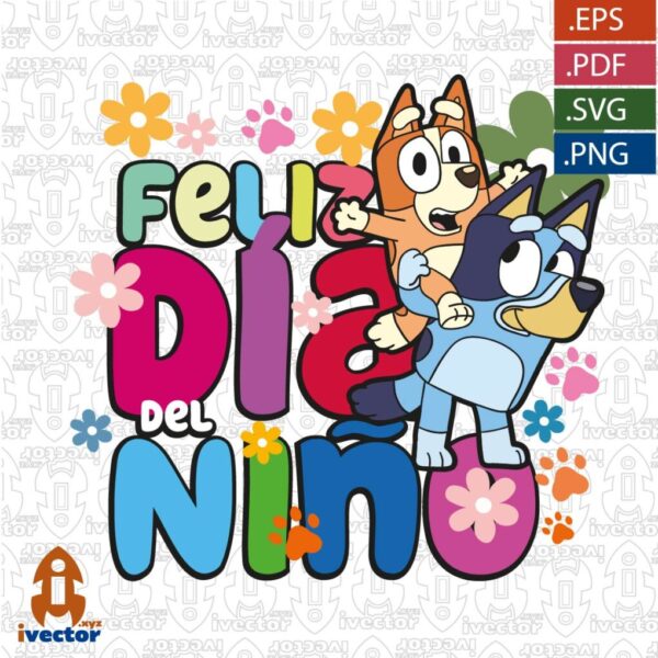 DIA-DEL-NINO-BLUEY-EDITABLE_Mesa-de-trabajo-1-600x600 Papá es tan...como shrek eps pdf Vector
