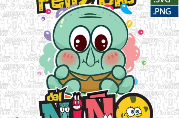 DIA-DEL-NINO-BOB-SPONJA-CALAMARDO-BEBE_Mesa-de-trabajo-1-600x396 Ivector - Recursos Ilimitados DTF