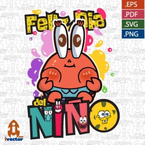 DIA-DEL-NINO-BOB-SPONJA-DON-CANGREJO-BEBE-300x300 VECTORES Y RECURSOS