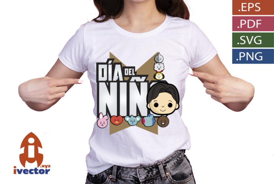 DIA-DEL-NINO-BTS-BLACK-VECTOR-EDITABLE-P2 DIA DEL NIÑO BTS BLACK VECTOR EDITABLE