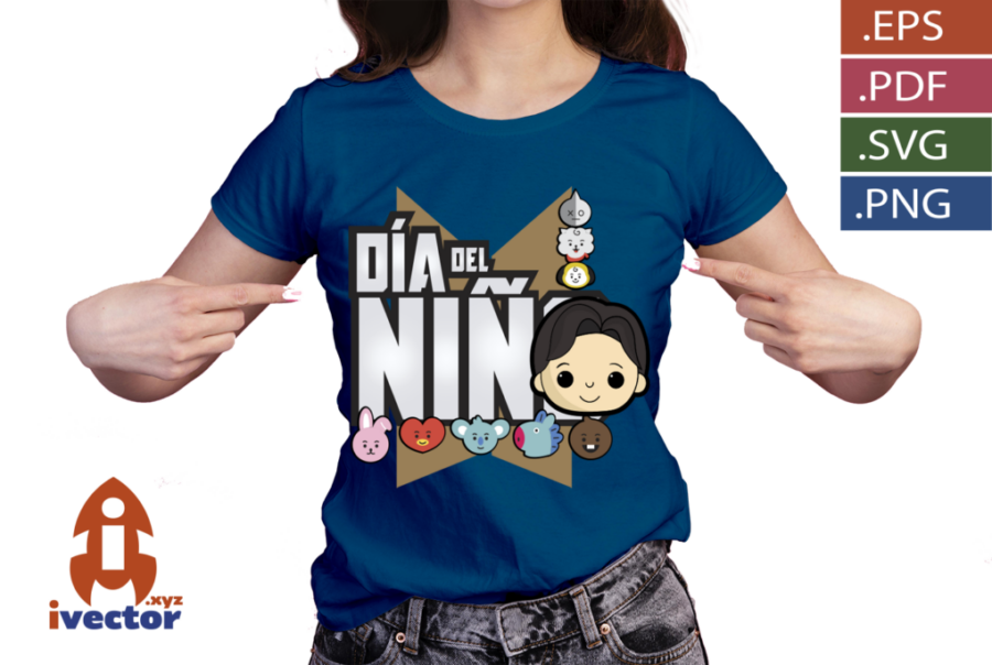DIA-DEL-NINO-BTS-BLACK-VECTOR-EDITABLE-P5 DIA DEL NIÑO BTS BLACK VECTOR EDITABLE