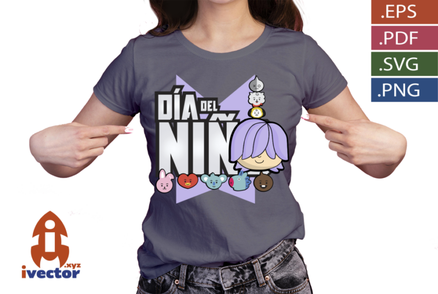 DIA-DEL-NINO-BTS-MORADO-VECTOR-EDITABLE_p2 DIA DEL NIÑO BTS MORADO VECTOR EDITABLE