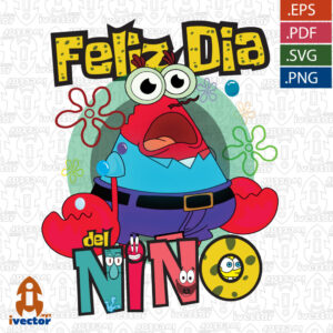 DIA-DEL-NINO-DON-CANGREJO-BOB-ESPONJA.-eps_Mesa-de-trabajo-1-300x300 VECTORES Y RECURSOS