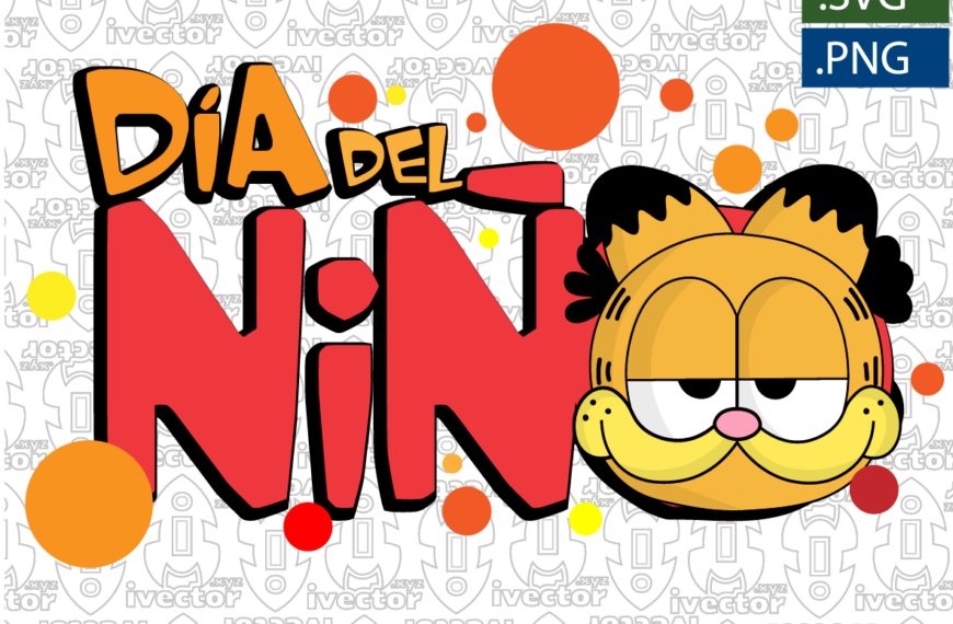 DÍA DEL NIÑO GARFIELD EDITABLE