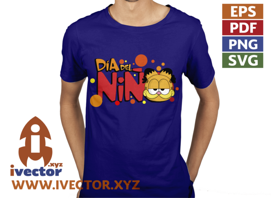 DIA-DEL-NINO-GARFIELD-EDITABLE_p1 DÍA DEL NIÑO GARFIELD EDITABLE