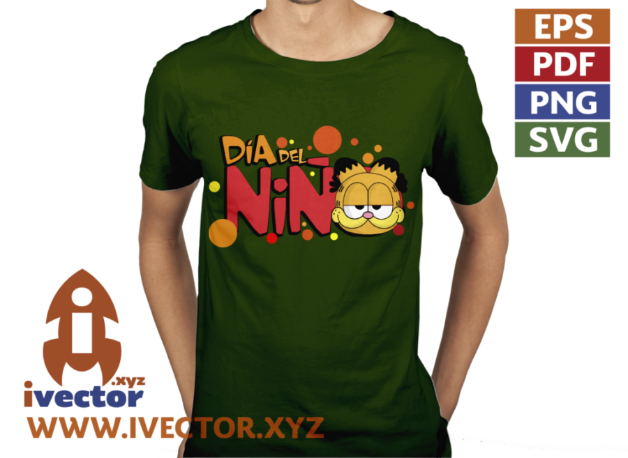 DIA-DEL-NINO-GARFIELD-EDITABLE_p5 DÍA DEL NIÑO GARFIELD EDITABLE