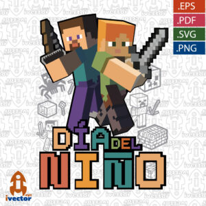 DIA-DEL-NINO-MINECRAFT-PERSONAJE-VECTOR-EDITABLE_Mesa-de-trabajo-1-300x300 VECTORES Y RECURSOS