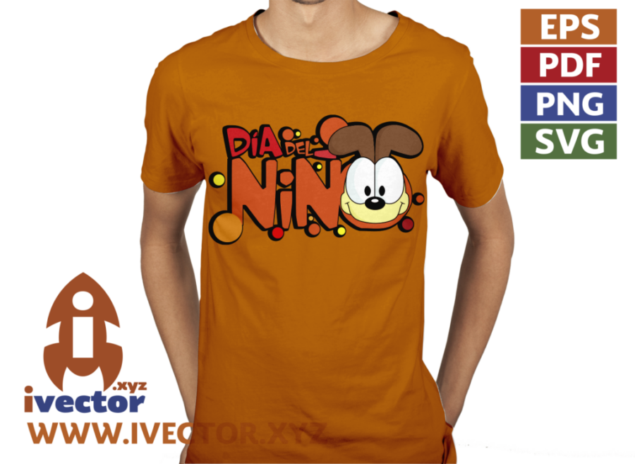 DIA-DEL-NINO-ODIE-GARFIELD-EDITABLE_P4 DIA DEL NIÑO ODIE GARFIELD EDITABLE