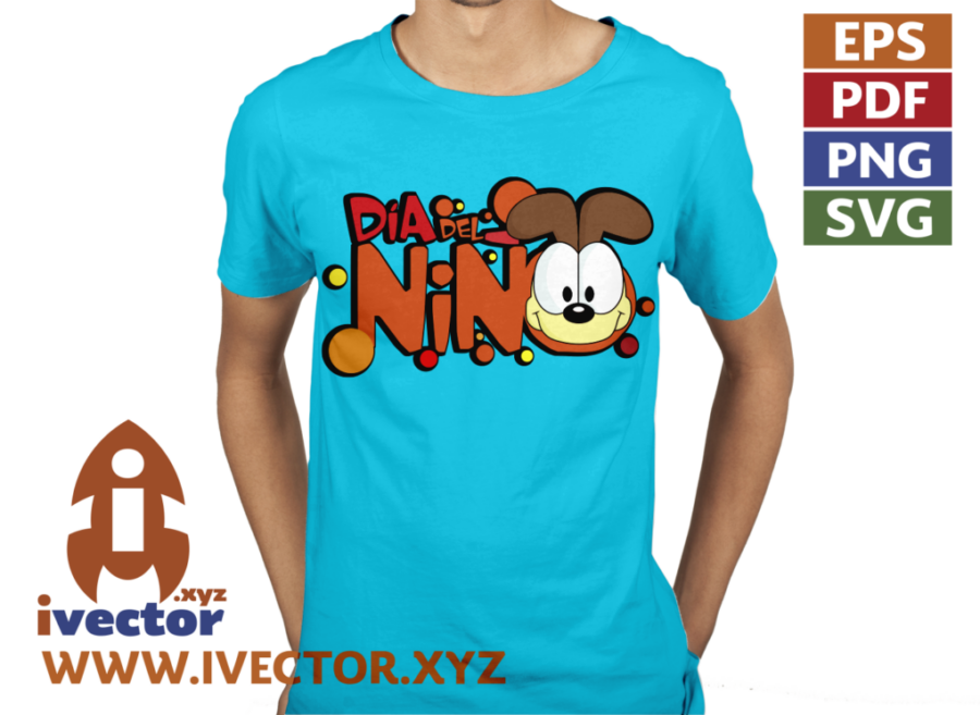 DIA-DEL-NINO-ODIE-GARFIELD-EDITABLE_P5 DIA DEL NIÑO ODIE GARFIELD EDITABLE