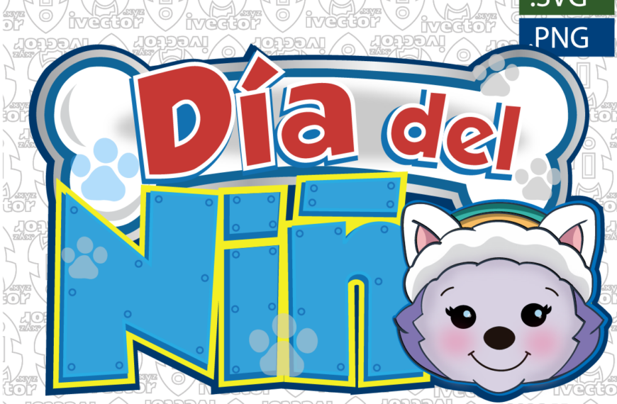 DIA DEL NIÑO PAW PATROL EDITABLE GLOBO