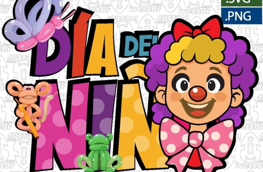 DIA DEL NIÑO PAYASITA COLORIDAD