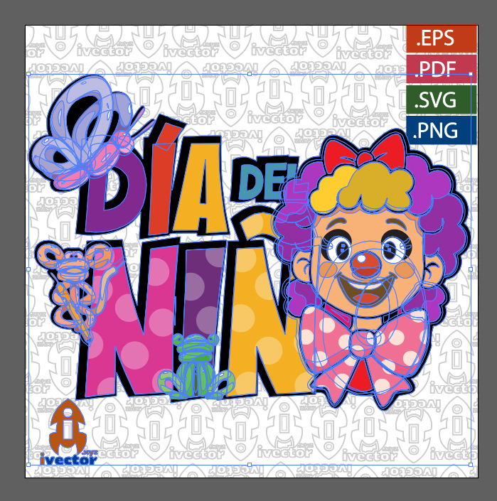DIA-DEL-NINO-PAYASITA-COLORIDAD_P1 DIA DEL NIÑO PAYASITA COLORIDAD