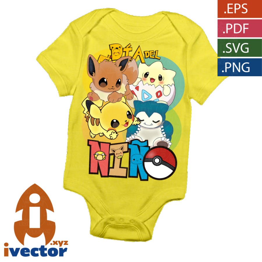 DIA-DEL-NINO-POKEMON-VECTOR_P3 DIA DEL NIÑO POKEMON VECTOR