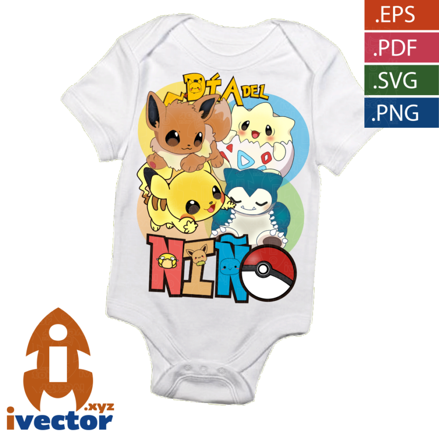DIA-DEL-NINO-POKEMON-VECTOR_P4 DIA DEL NIÑO POKEMON VECTOR