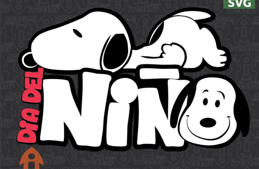 DIA DEL NIÑO SNOOPY VECTOR EDITABLE-01