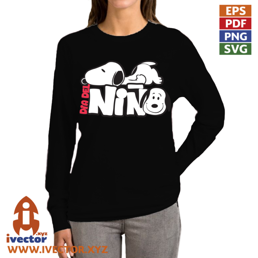 DIA-DEL-NINO-SNOOPY-VECTOR-EDITABLE-01-P2 DIA DEL NIÑO SNOOPY VECTOR EDITABLE-01