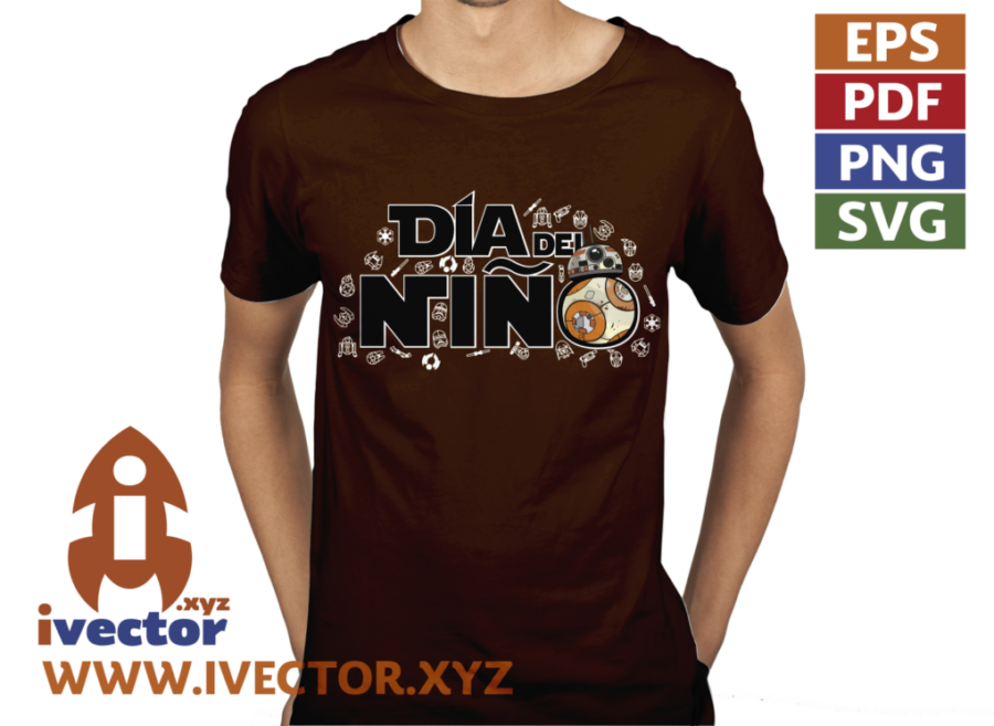 DIA-DEL-NINO-STAR-WARS-BB8-VECTOR-EDITABLE-P5 DIA DEL NIÑO STAR WARS BB8 VECTOR EDITABLE